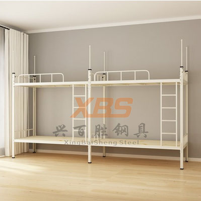 深圳新(xīn)款宿舍公(gōng)寓鐵床廠家,2018新(xīn)款鐵床 兩聯四人雙層床 尺寸顔色支持訂做