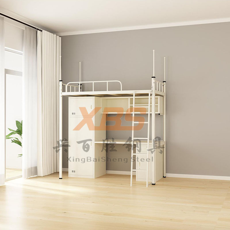 深圳新(xīn)款宿舍公(gōng)寓鐵床廠家,單人位公(gōng)寓床