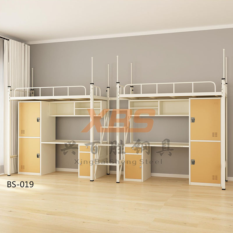 深圳新(xīn)款宿舍公(gōng)寓鐵床廠家,興百勝新(xīn)款公(gōng)寓鐵床 兩連兩人位公(gōng)寓床