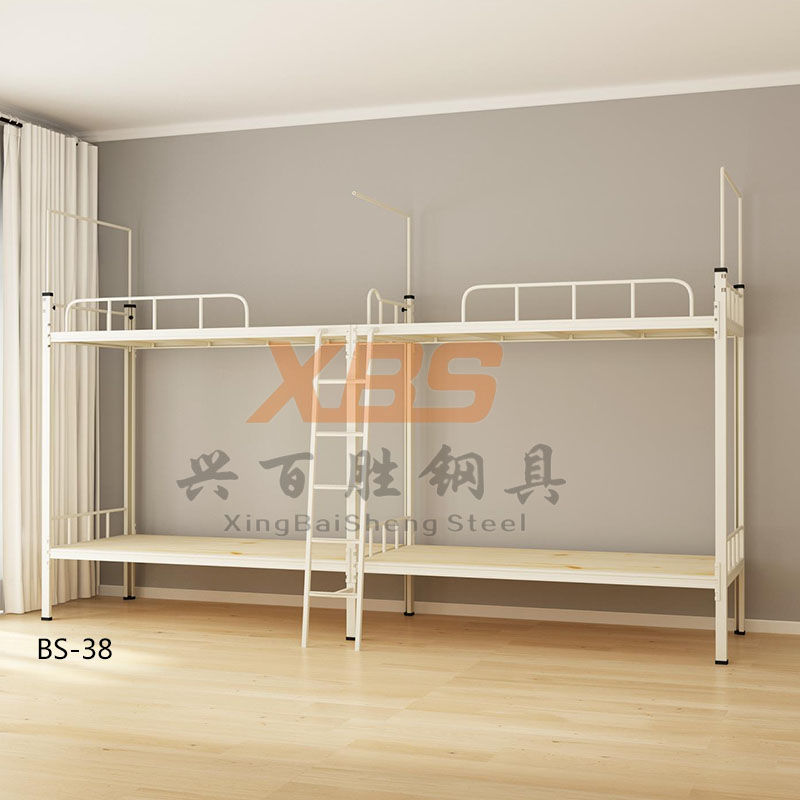 深圳新(xīn)款宿舍公(gōng)寓鐵床廠家,新(xīn)款公(gōng)寓鐵床 兩連四人位雙層床公(gōng)寓床 顔色尺寸支持訂做